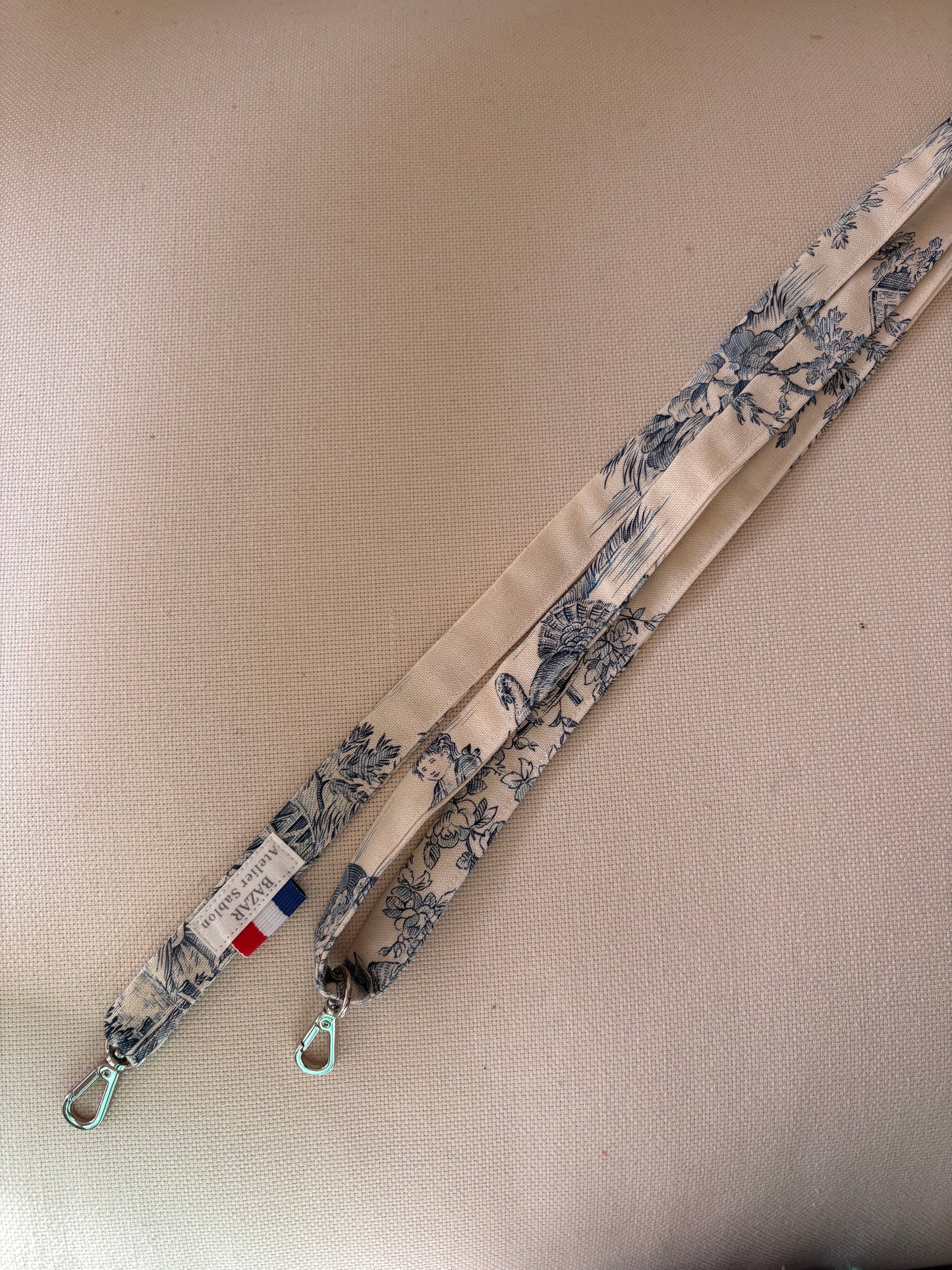 Bandoulière de téléphone - Jouy de Fruits Bleu