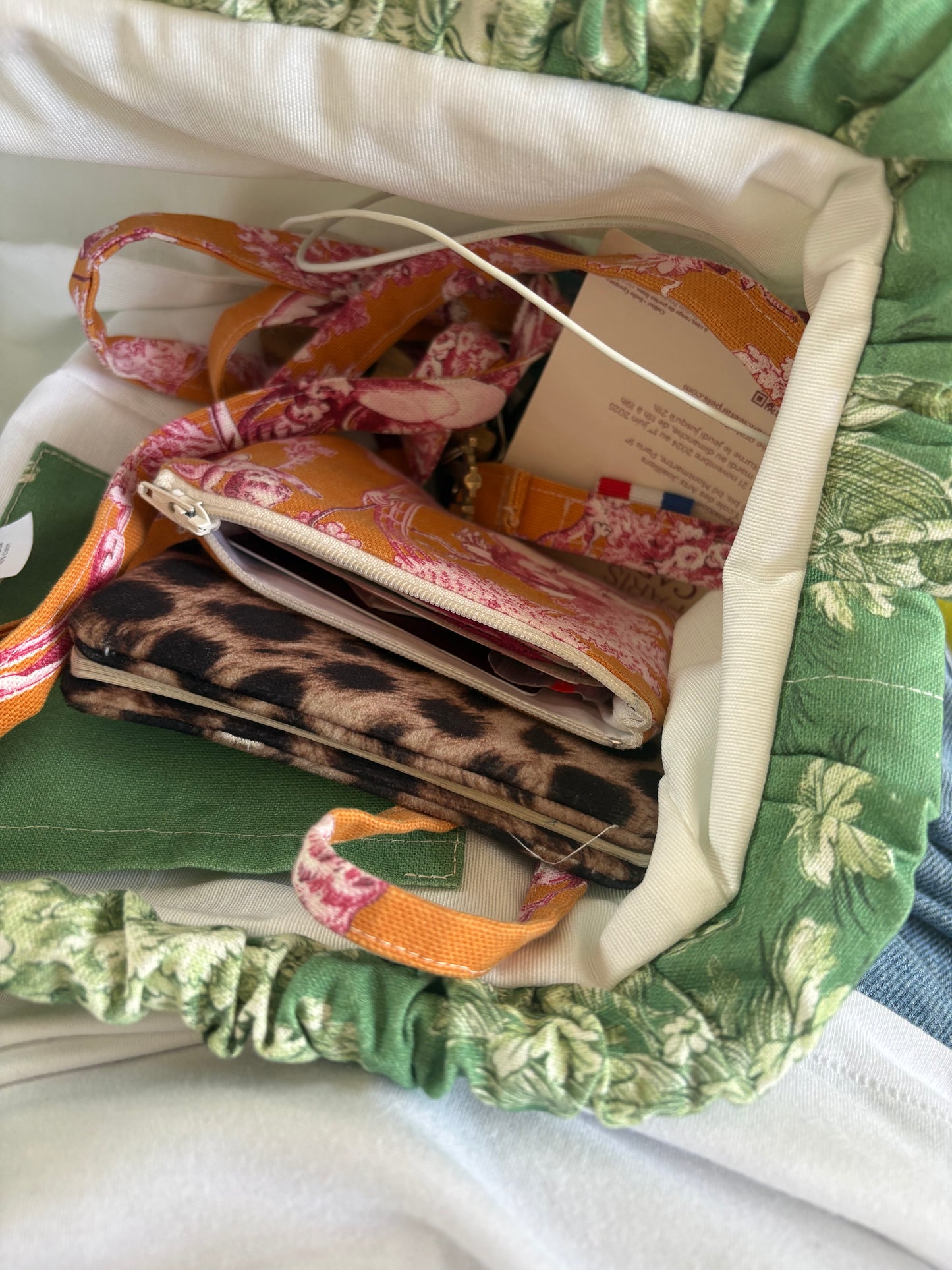 Clutch - Jouy de Fruits Taupe & Lila