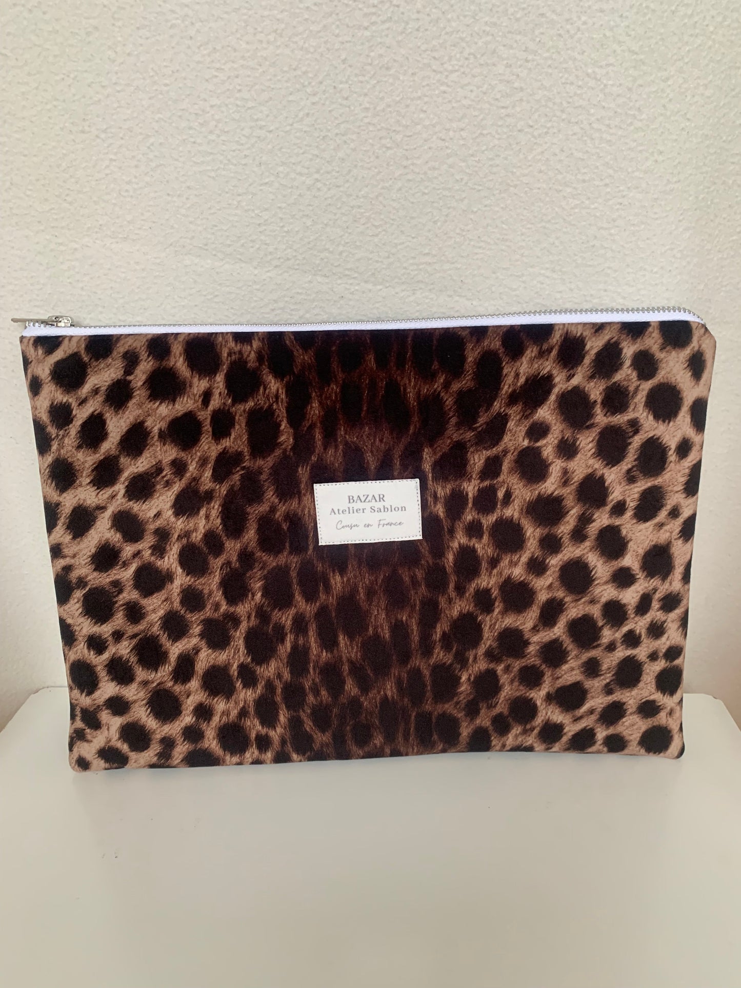 Pochette Ordinateur 14'' - Pile Poil Léopard