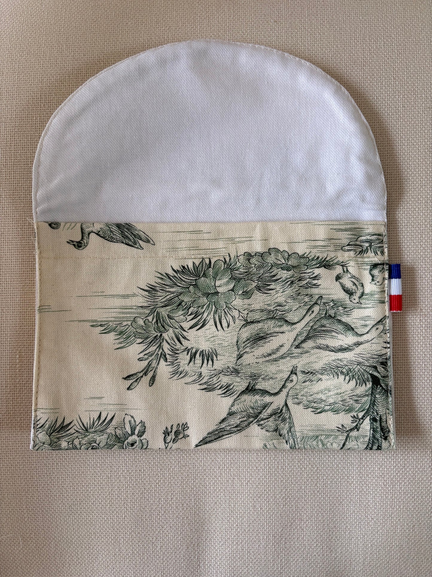 Pochette enveloppe - Jouy de Fruits Vert