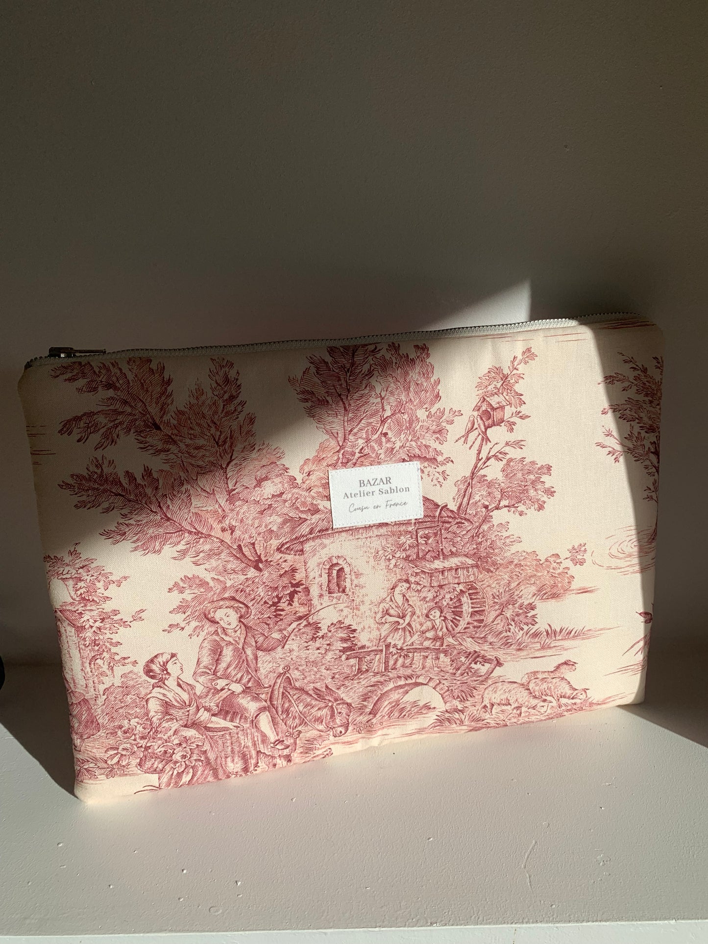 Pochette Ordinateur 13'' - Jouy de Fruits Rouge