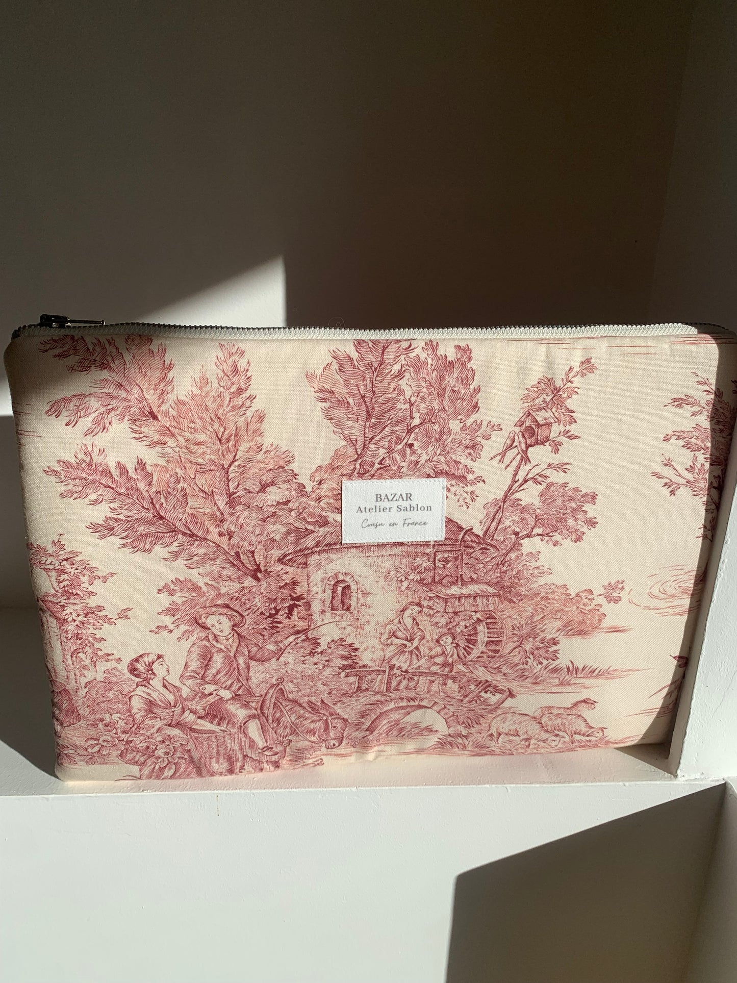 Pochette Ordinateur 14'' - Jouy de Fruits Rouge