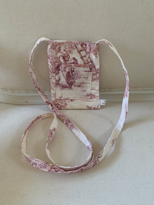 Pochette téléphone - Jouy de Fruits Rouge