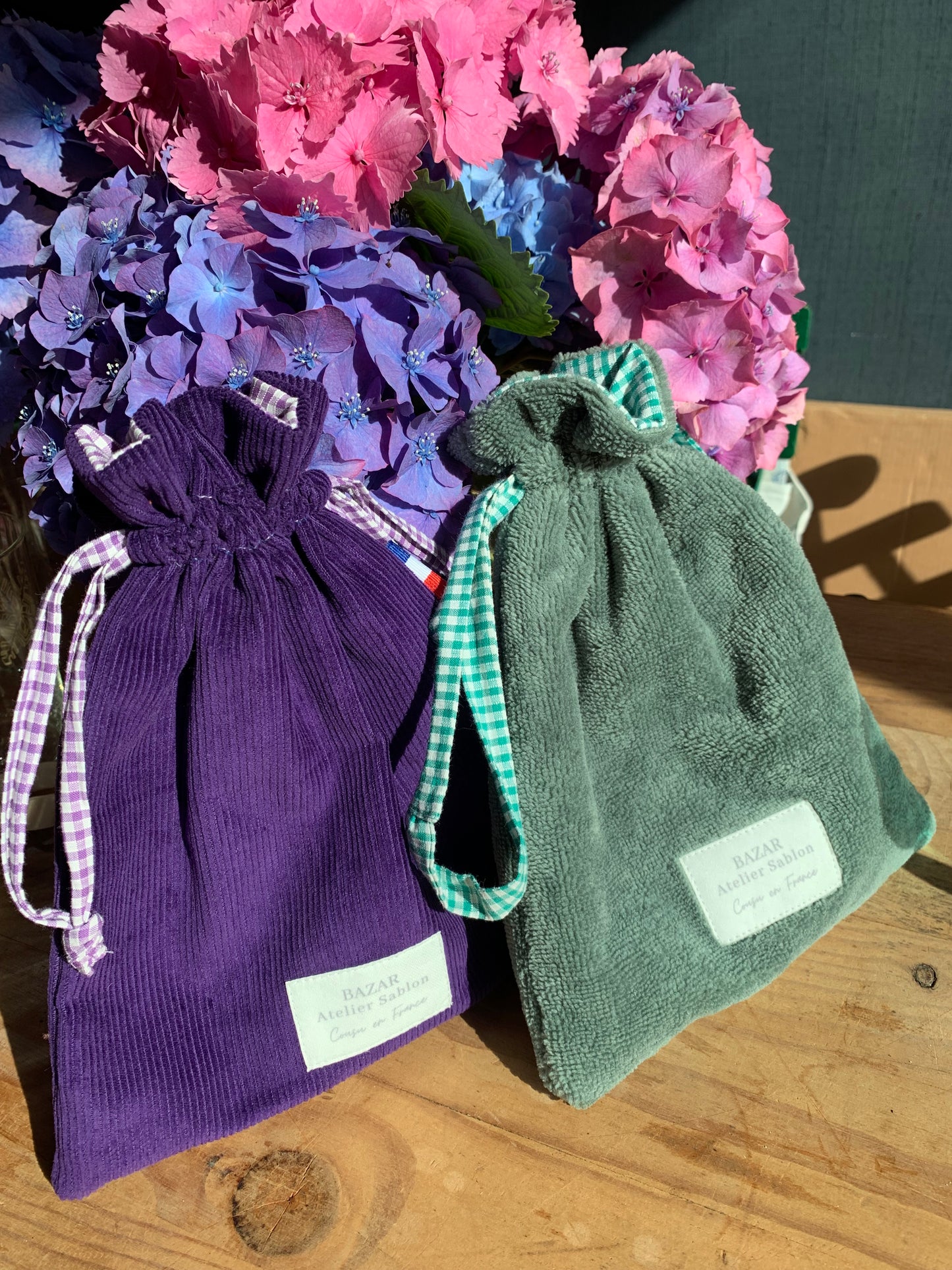 Pochon Velours Violet