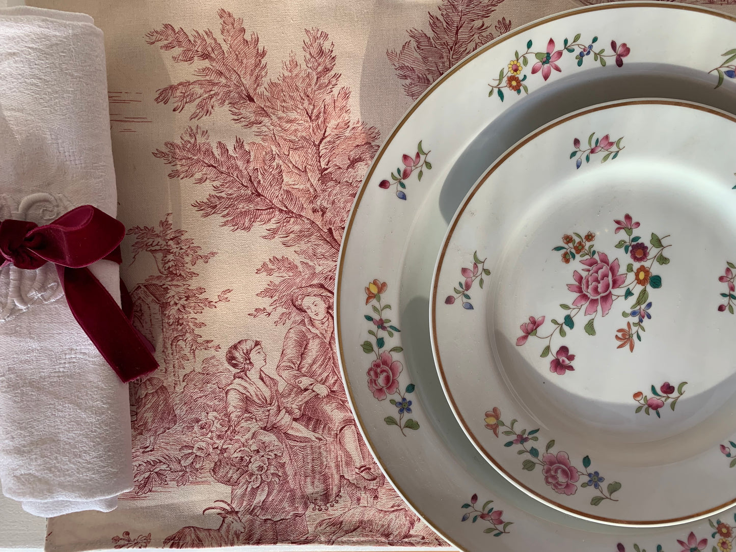 Set de table - Jouy de Fruits Rouge