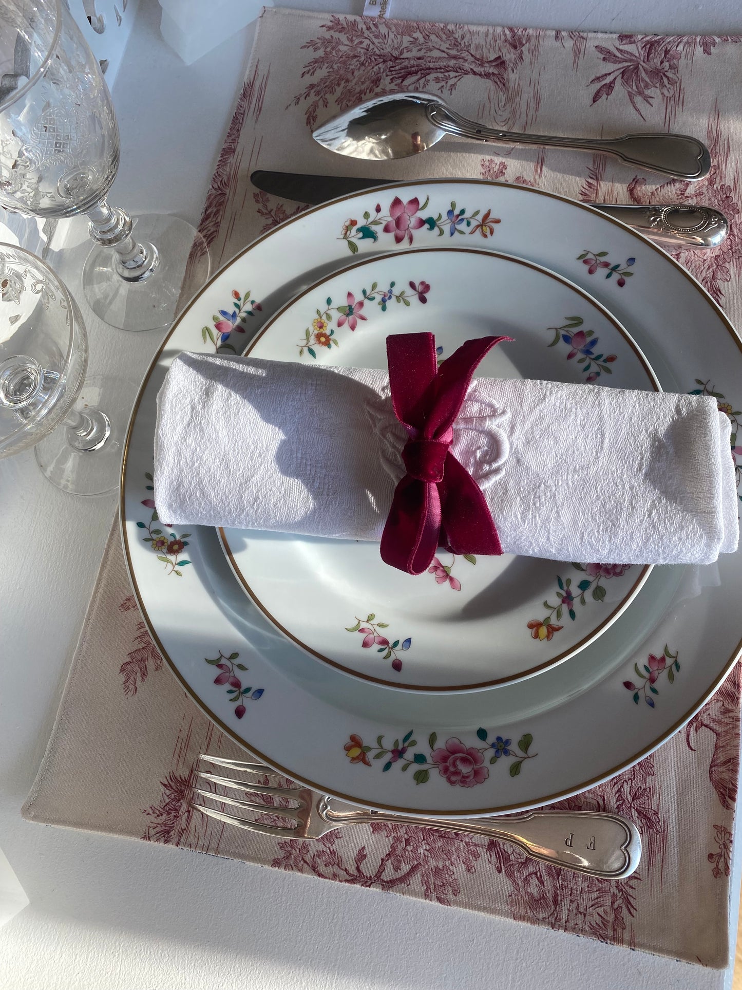 Set de table - Jouy de Fruits Rouge
