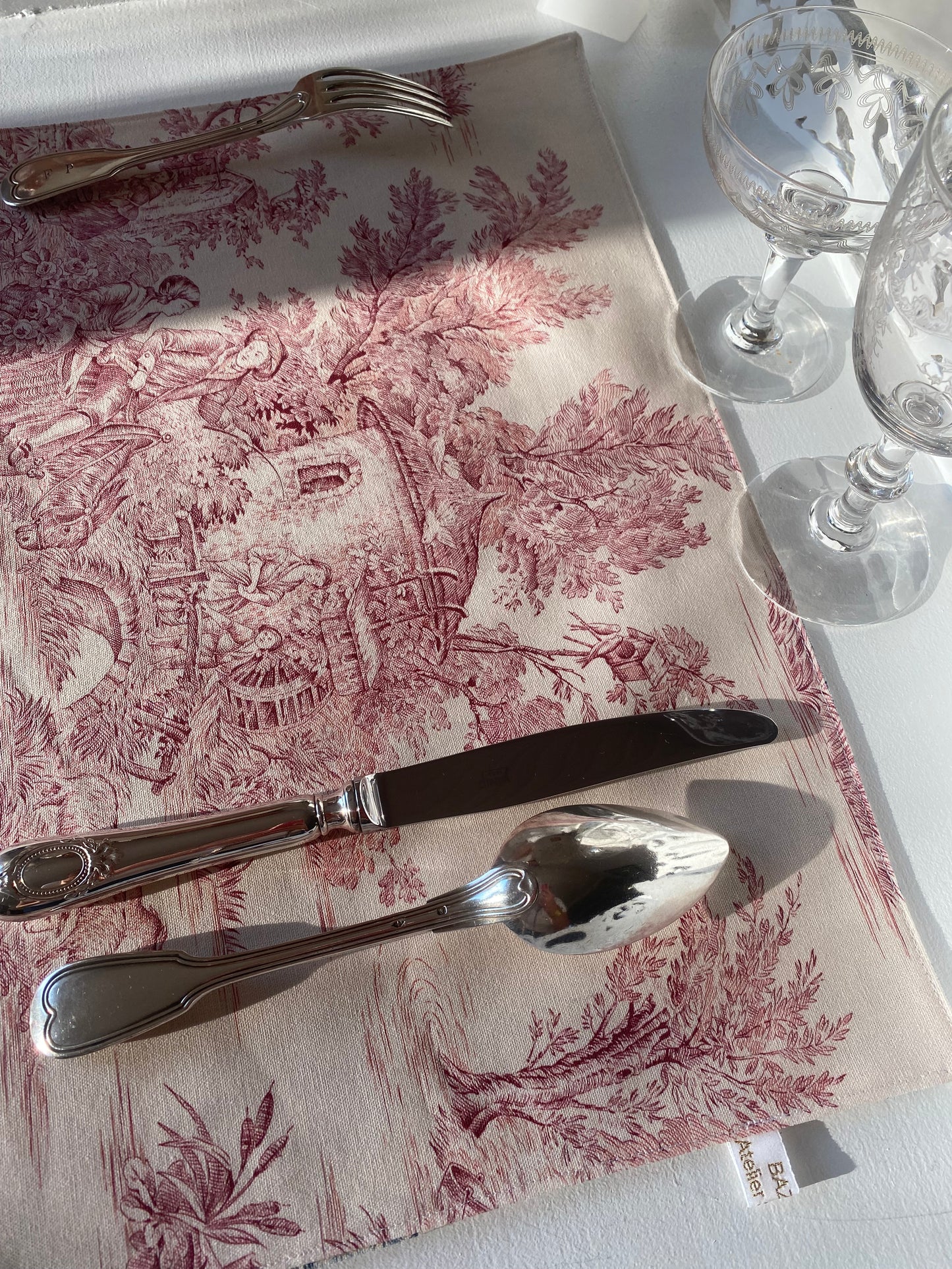 Set de table - Jouy de Fruits Rouge