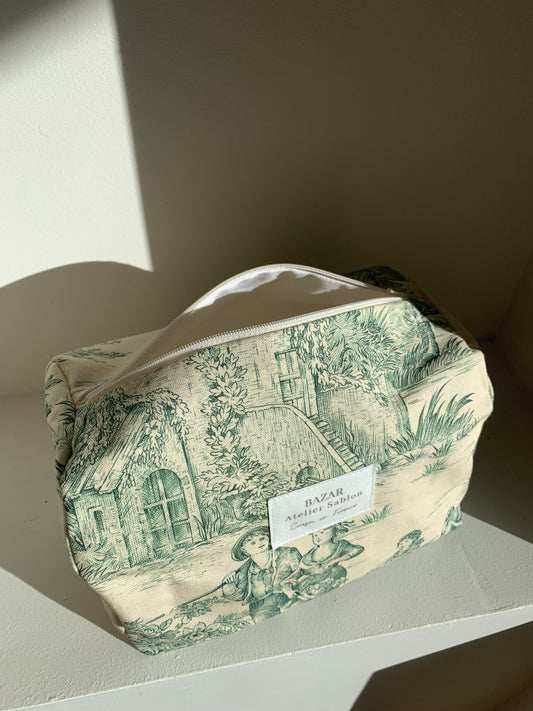Trousse de Toilette XL - Jouy de Fruits Vert