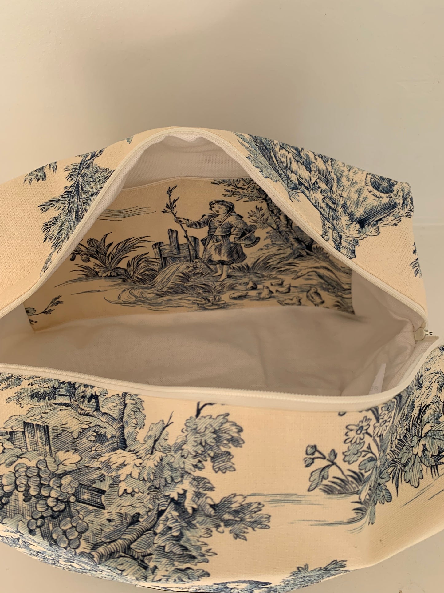 Trousse de Toilette XXL - Jouy de Fruit bleu