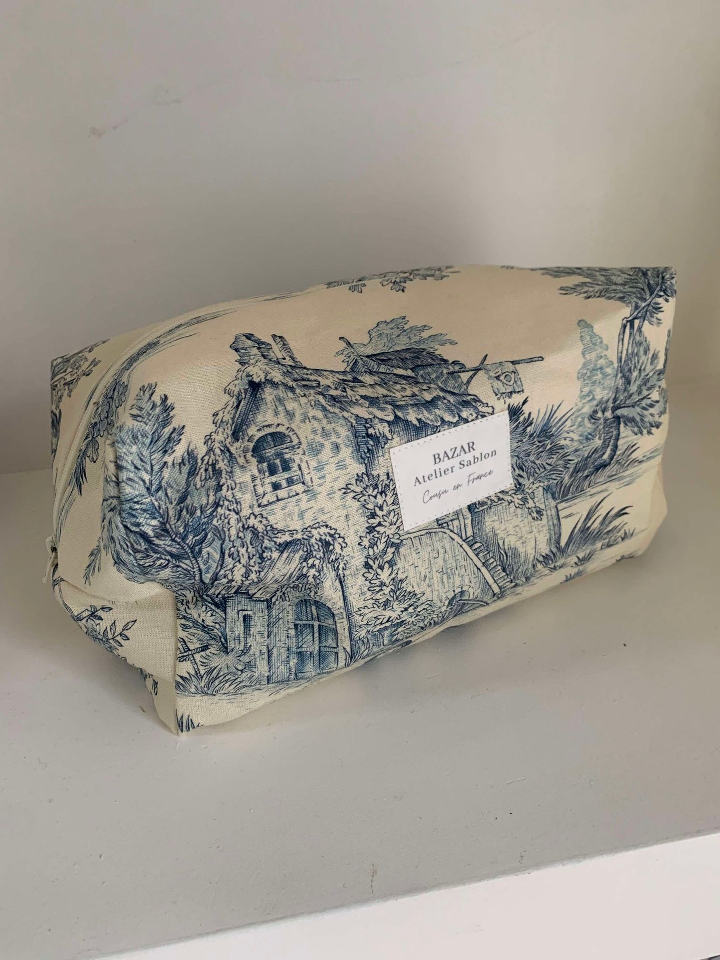 Trousse de Toilette XXL - Jouy de Fruit bleu