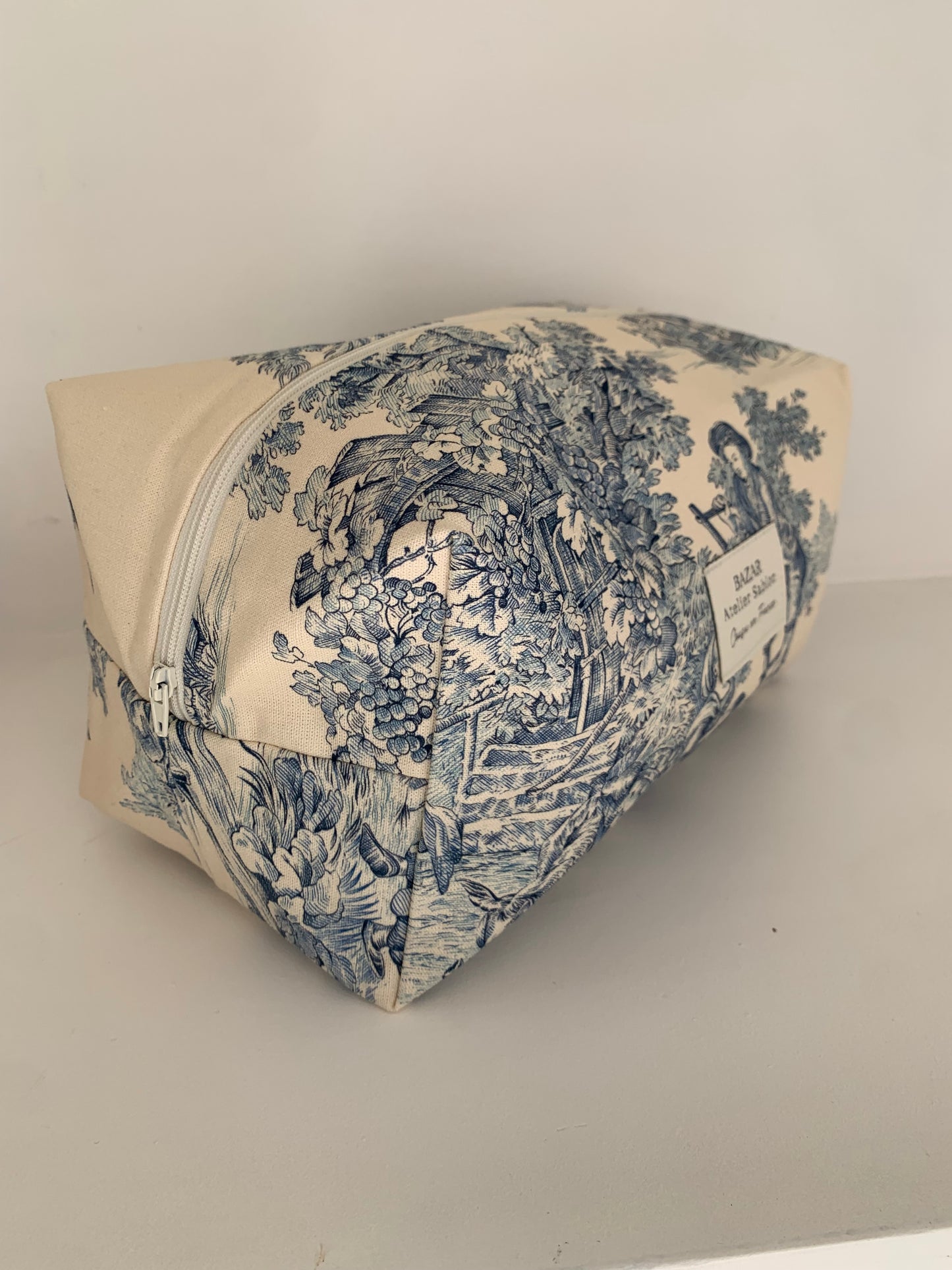 Trousse de Toilette XXL - Jouy de Fruit bleu