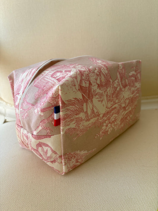 Trousse de Toilette XXL - Jouy de Fruits Rose