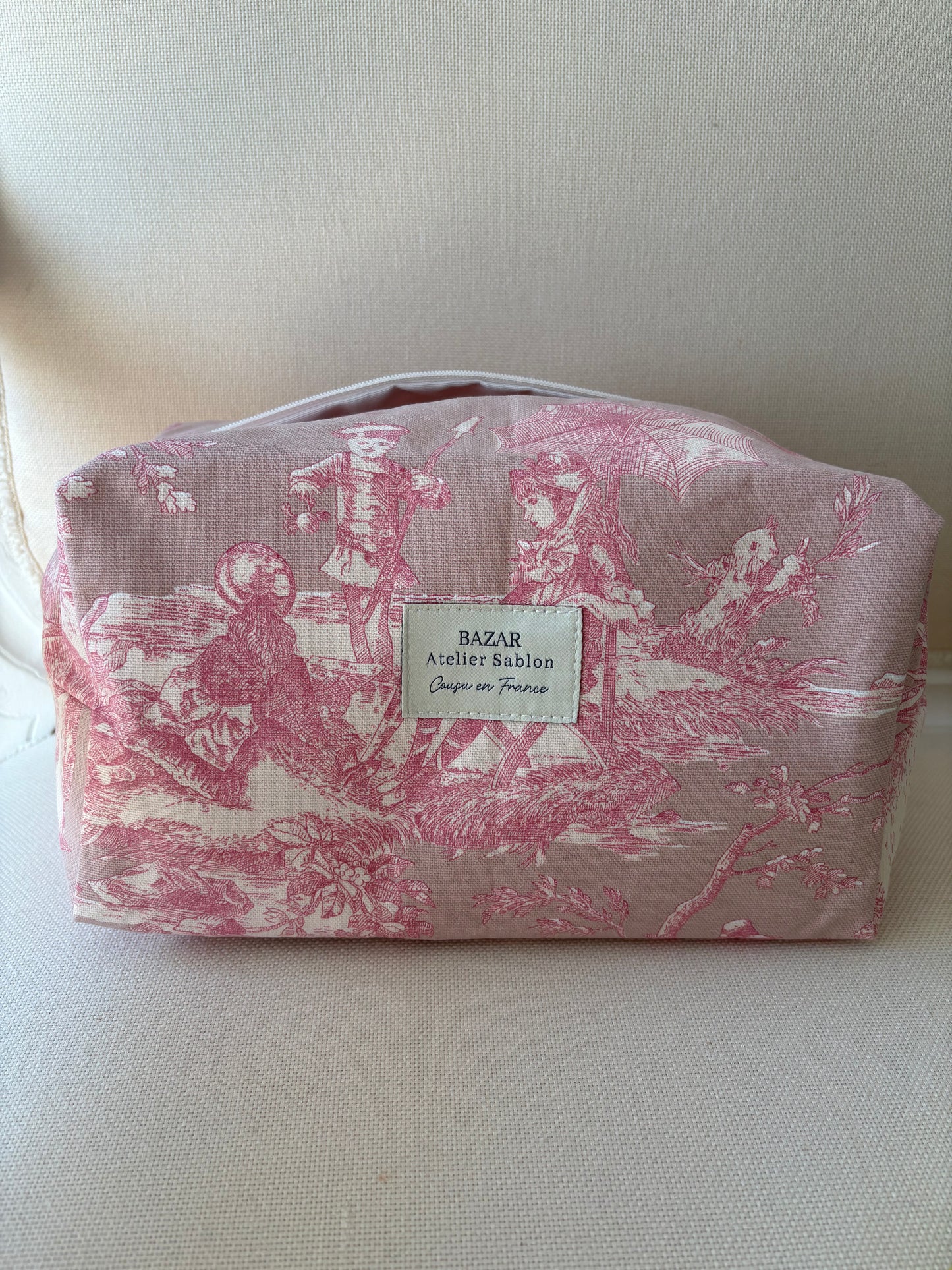 Trousse de Toilette XXL - Jouy de Fruits Rose