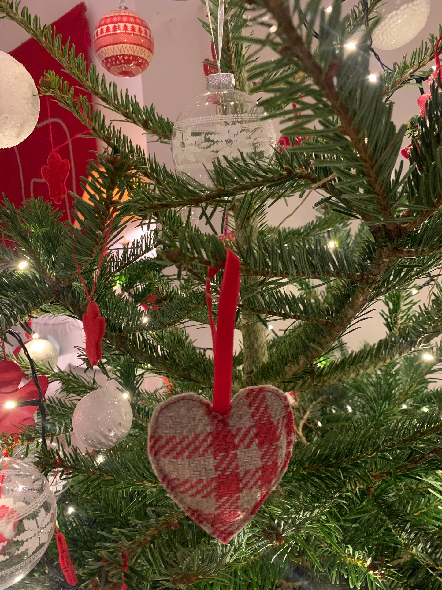 Cœur de Noel - Tartan Pion Rouge