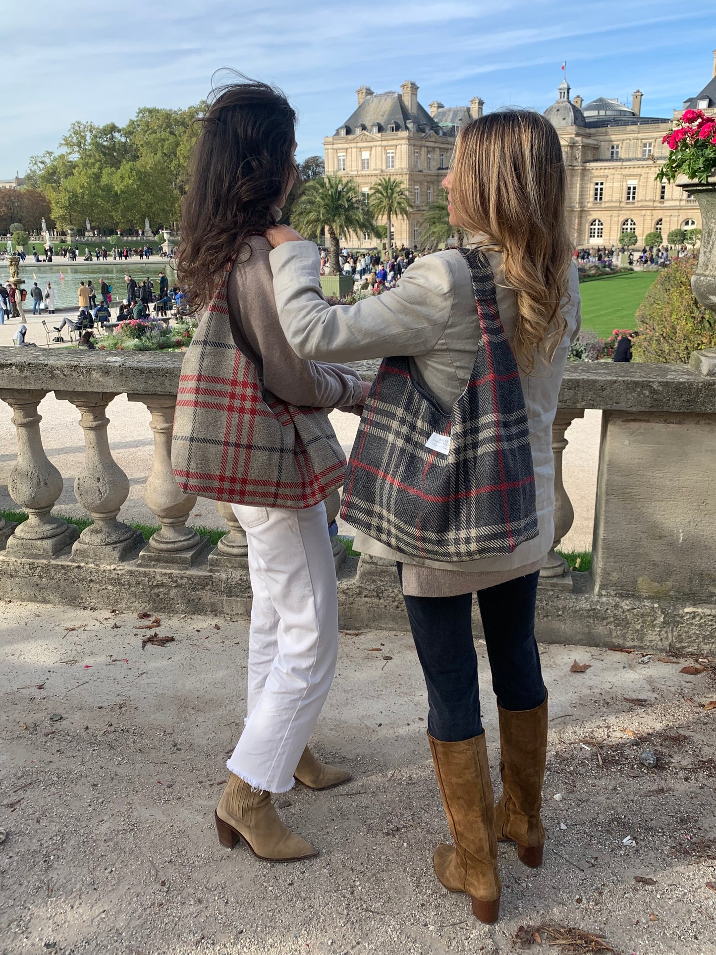 Besace - Tartan Pion Rouge