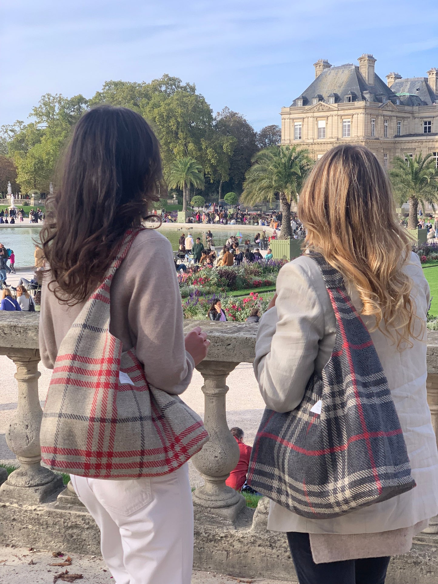 Besace - Tartan Pion Rouge