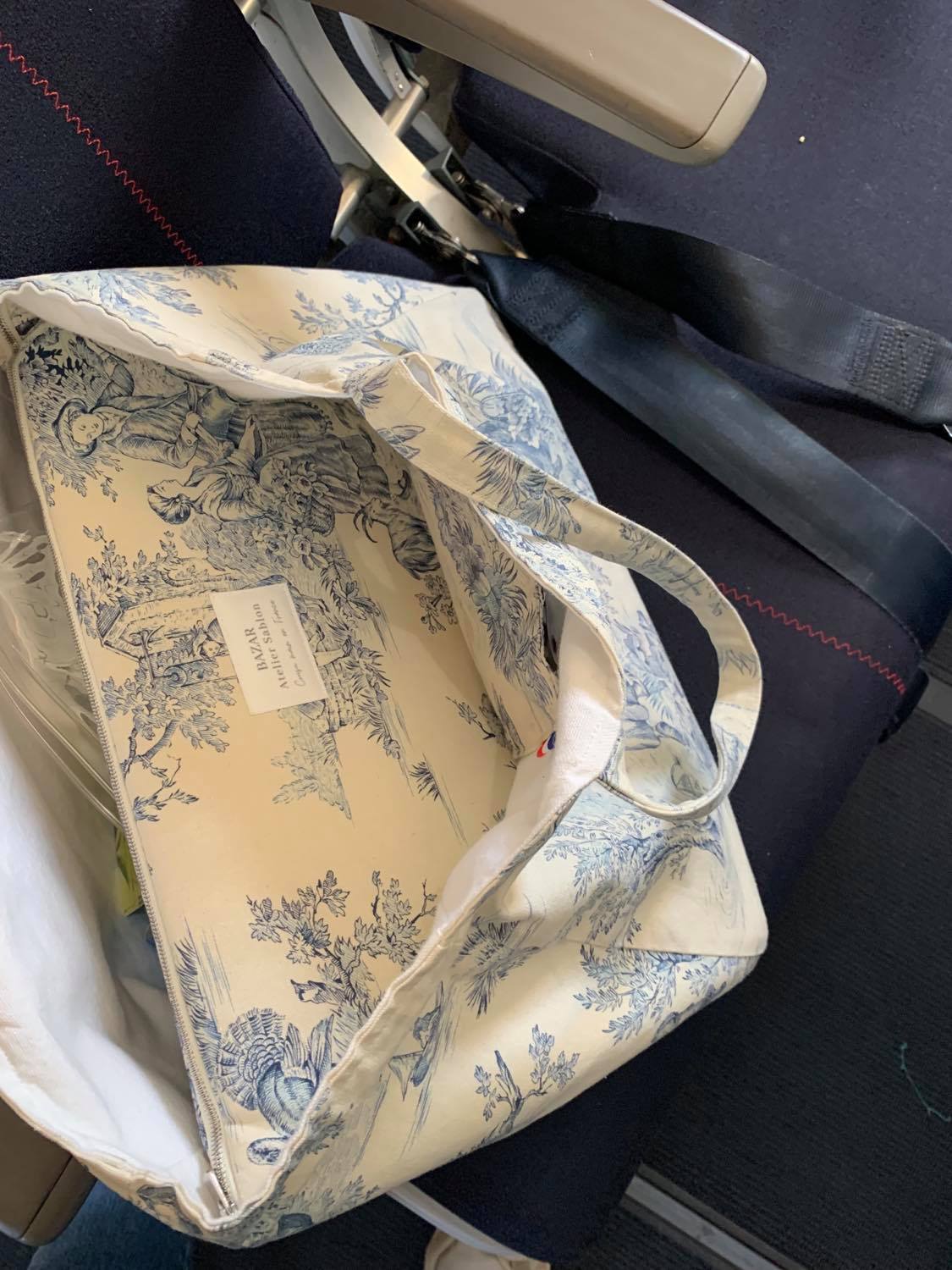Pochette Ordinateur 14'' - Jouy de Fruits Bleue