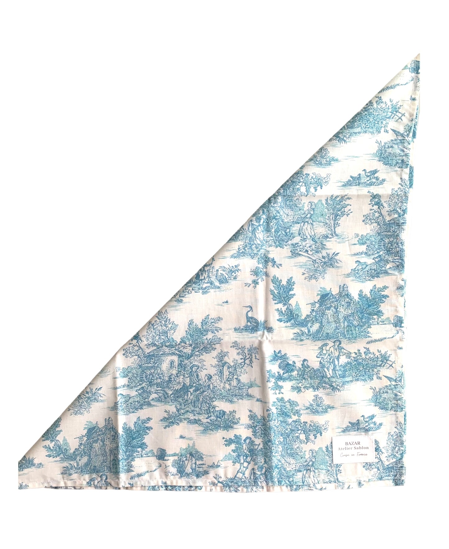 Bandana - Jouy de Fruits Turquoise