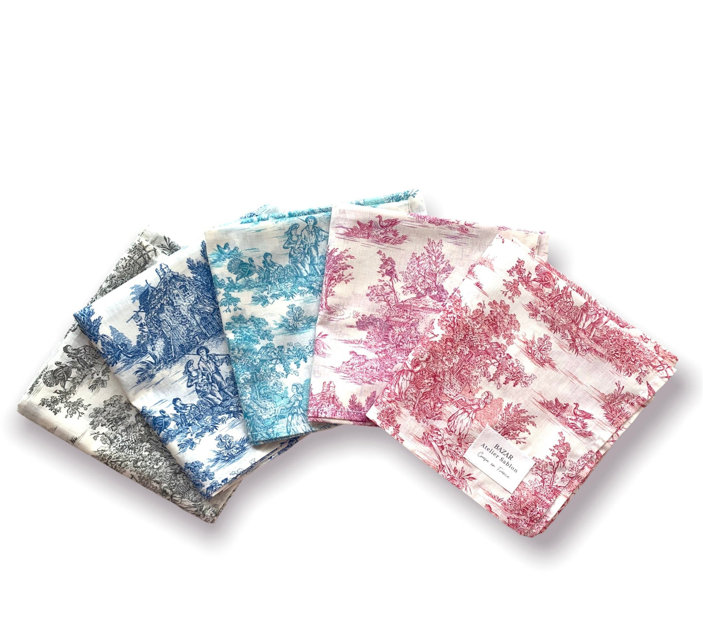 Bandana - Jouy de Fruits Turquoise