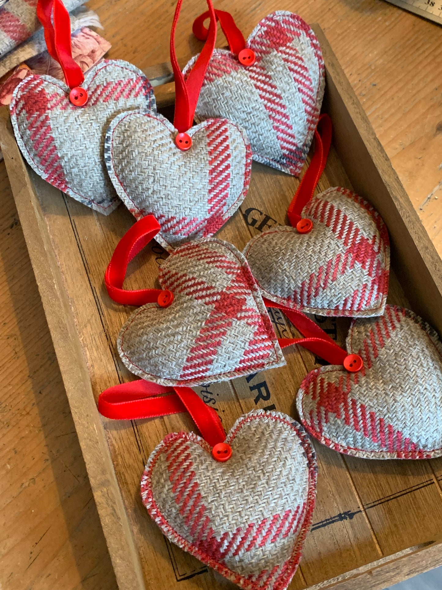 Coeur de Noel - Tartan Pion Rouge