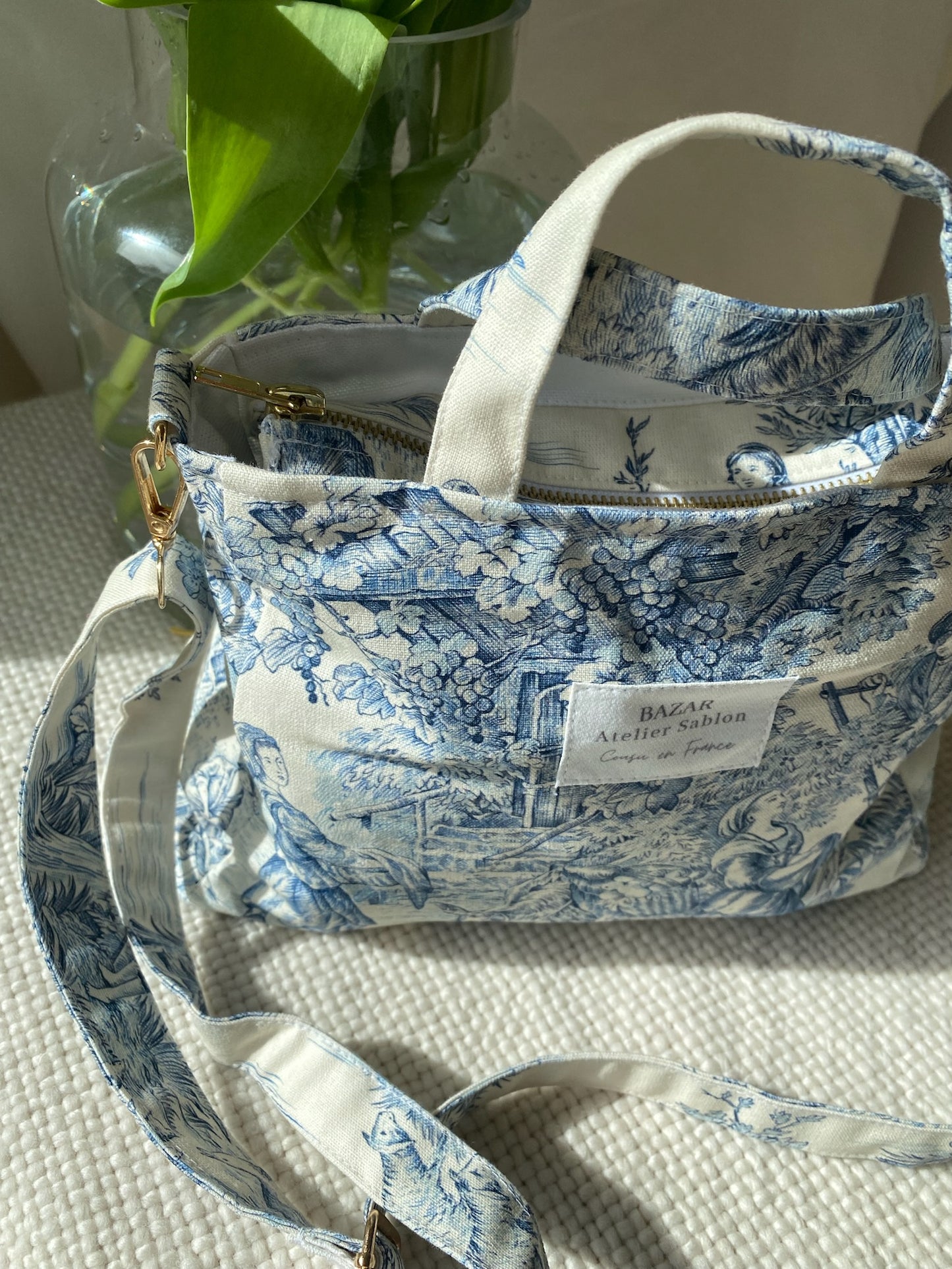 Mini Cabas - Jouy de Fruits Bleu