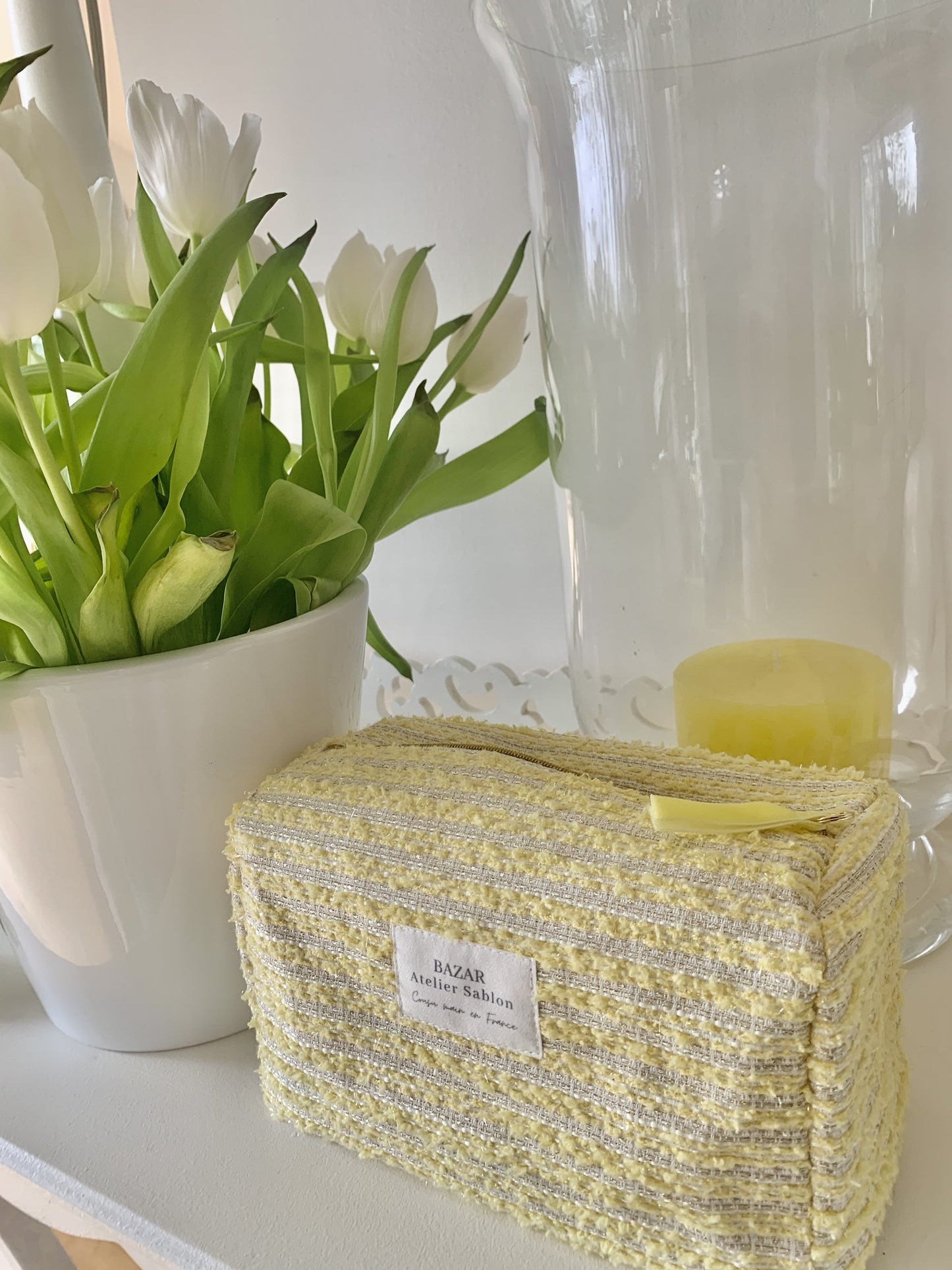 Trousse de Toilette - Sweet Tweedy Jaune