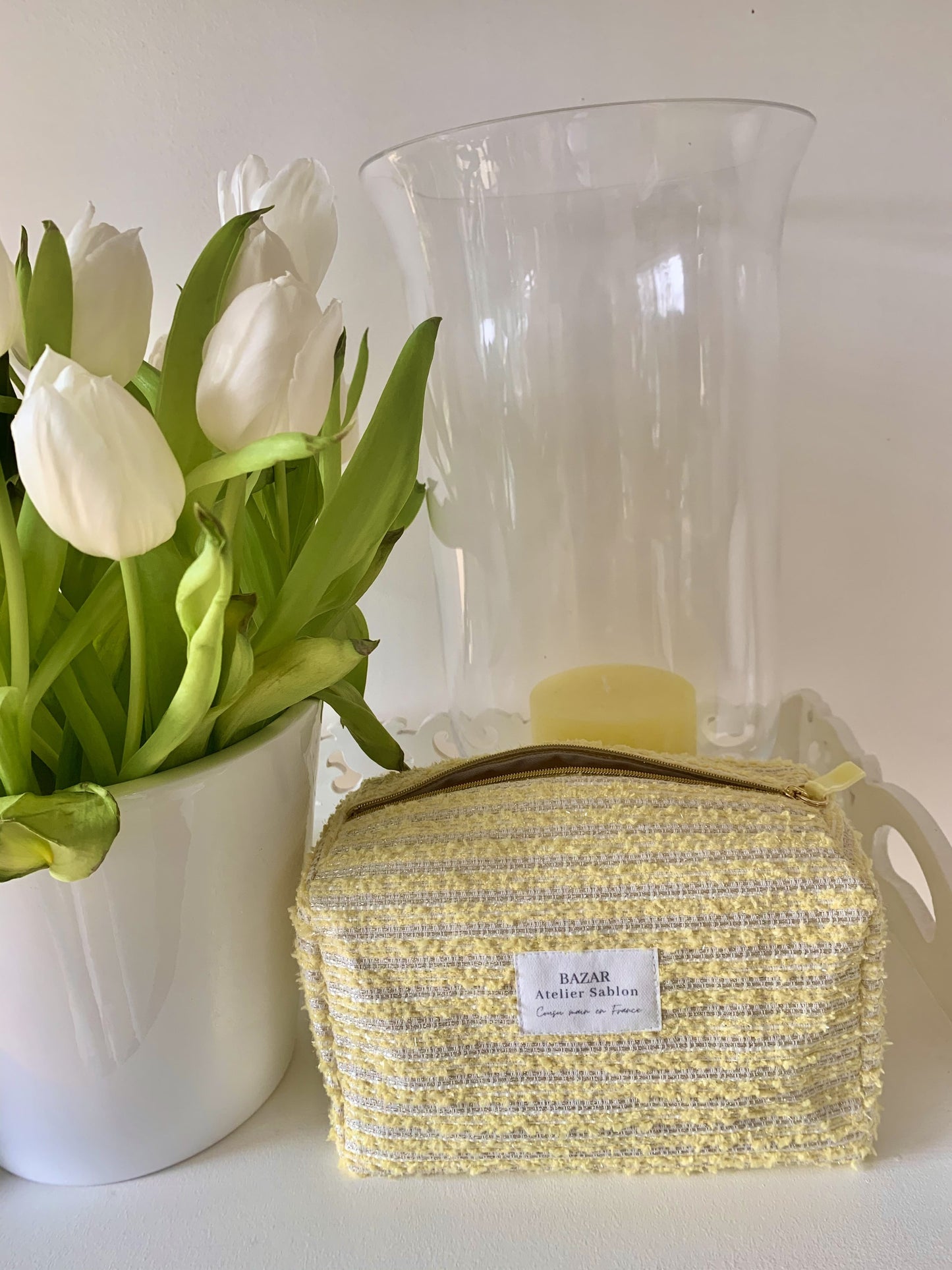 Trousse de Toilette - Sweet Tweedy Jaune