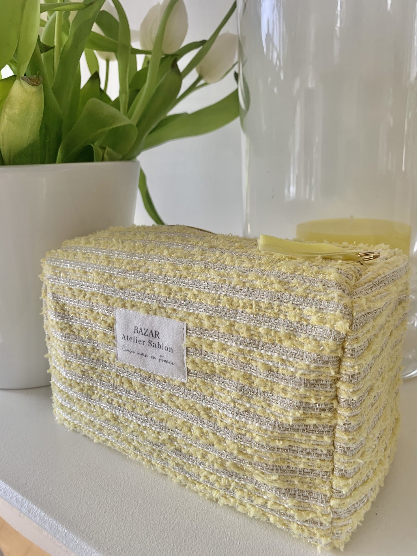 Trousse de Toilette - Sweet Tweedy Jaune