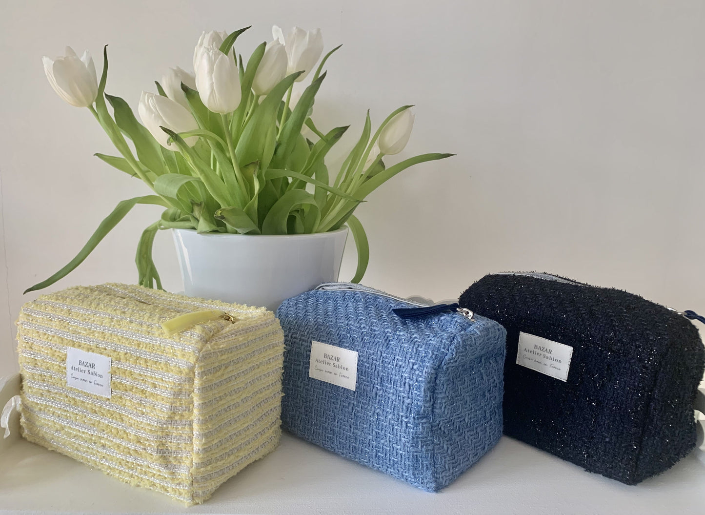 Trousse de Toilette - Sweet Tweedy Jaune