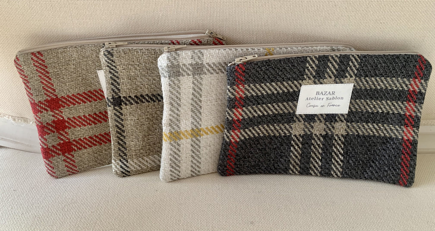 Pochette - Tartan Pion Moutarde