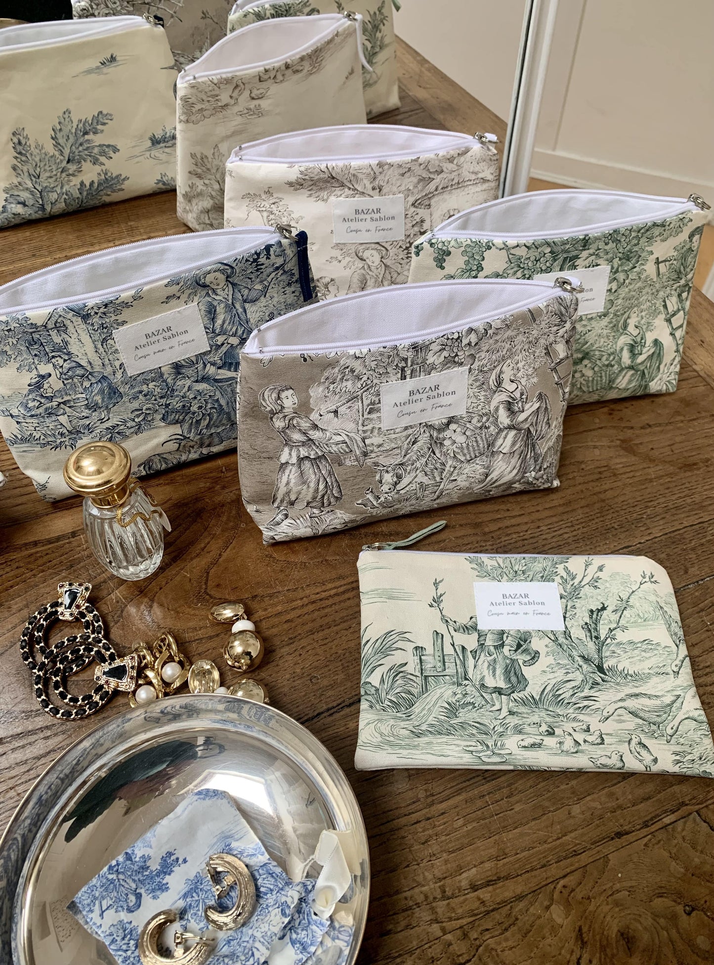Trousse de Toilette - Jouy de Fruits Bleu