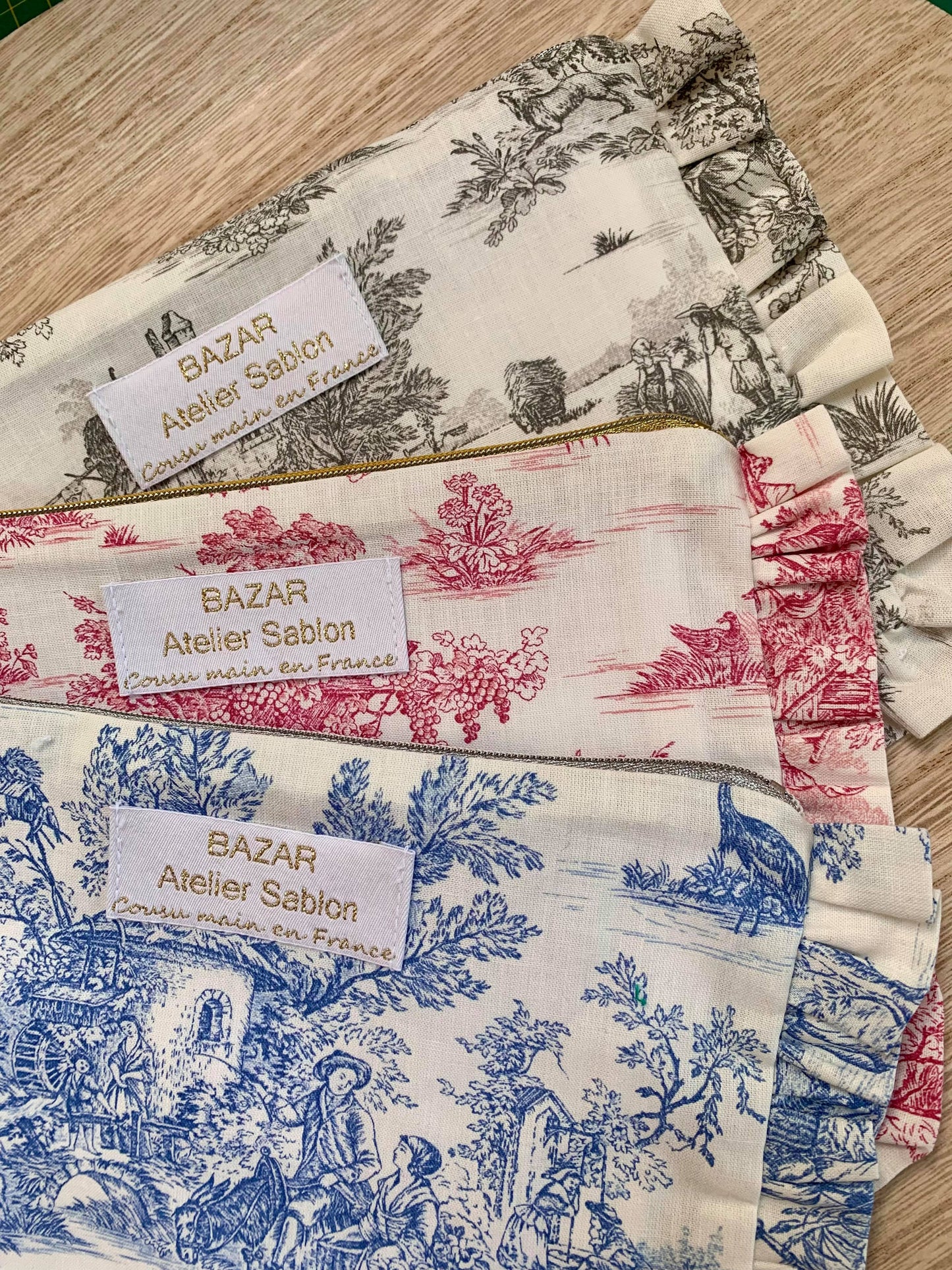 Pochette - Jouy de Fruits à fronces
