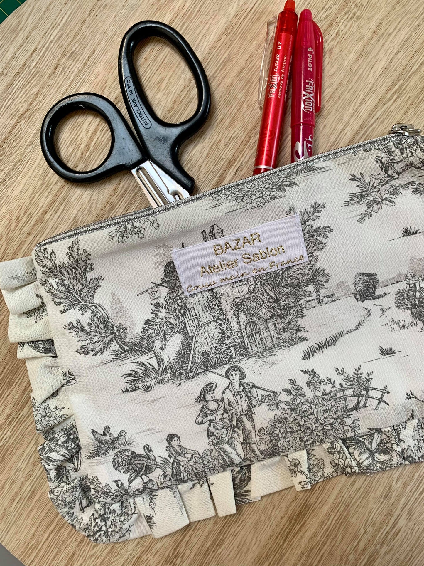 Pochette - Jouy de Fruits à fronces