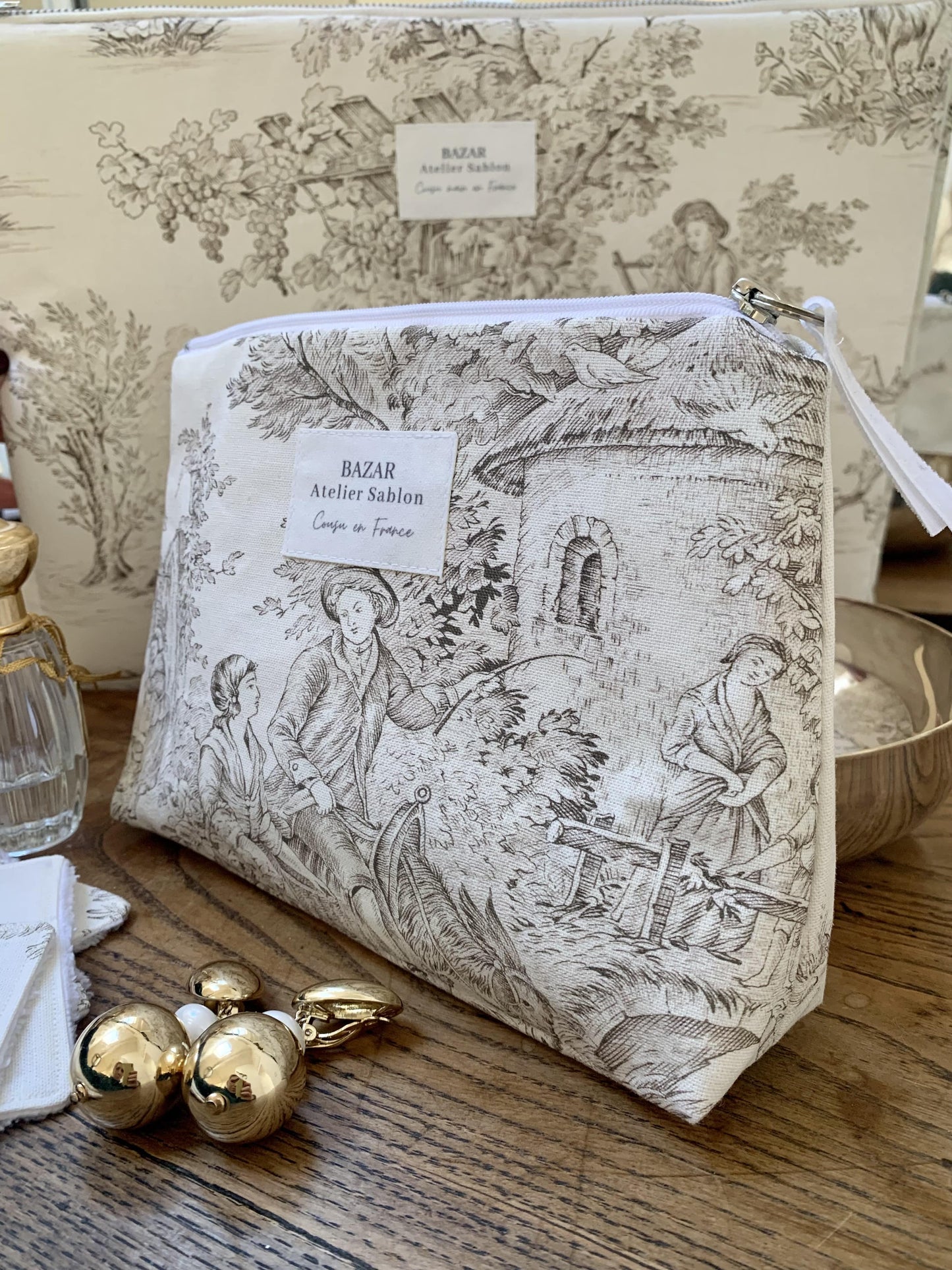 Trousse de Toilette - Jouy de Fruits Moka