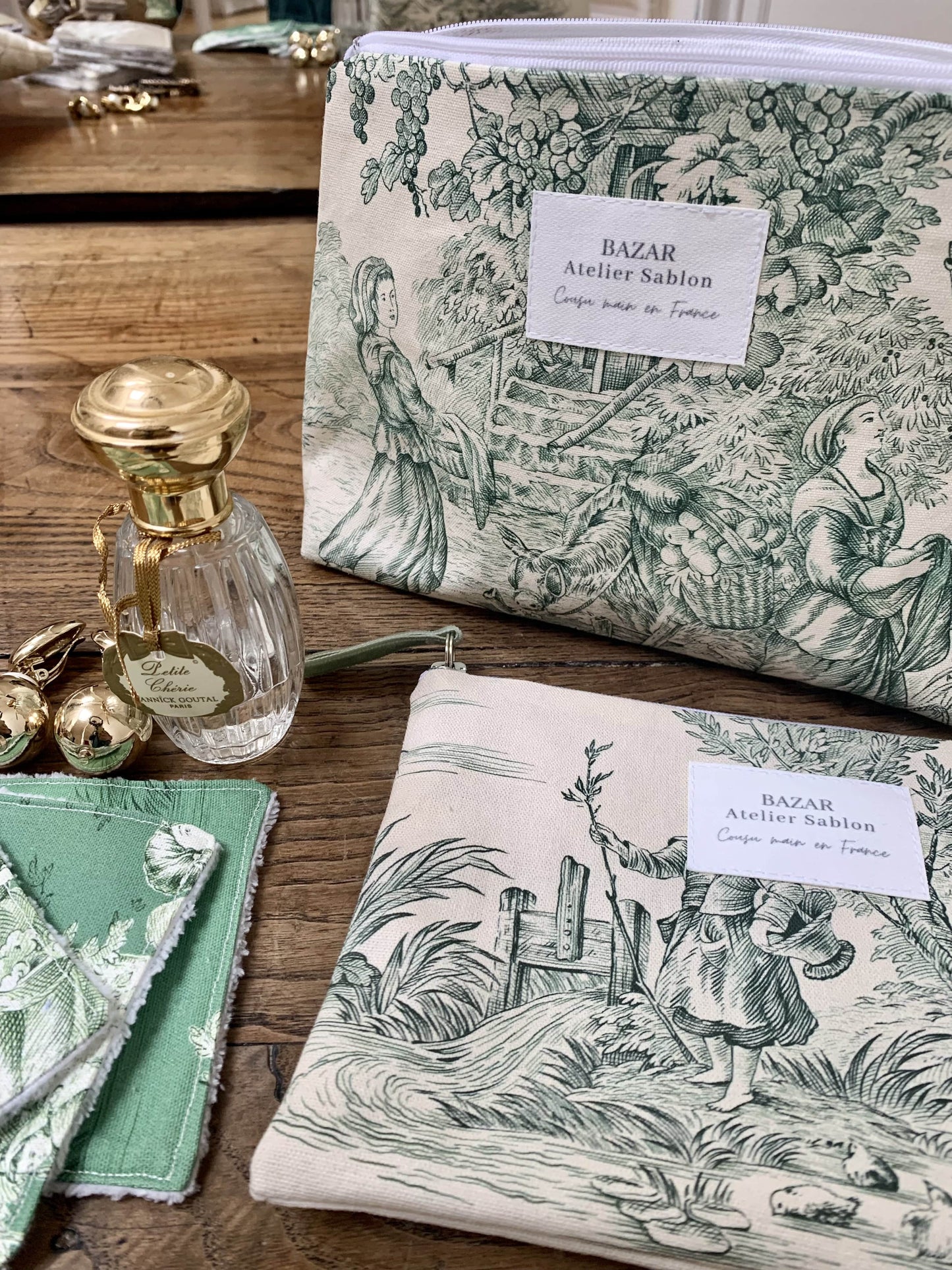 Trousse de Toilette - Jouy de Fruits Vert