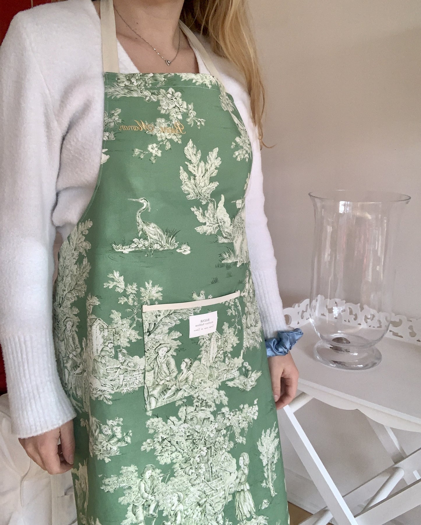 Tablier Adulte - Jouy de Fruits moka