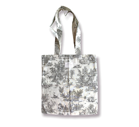 Tote Bag - Jouy de Fruits gris