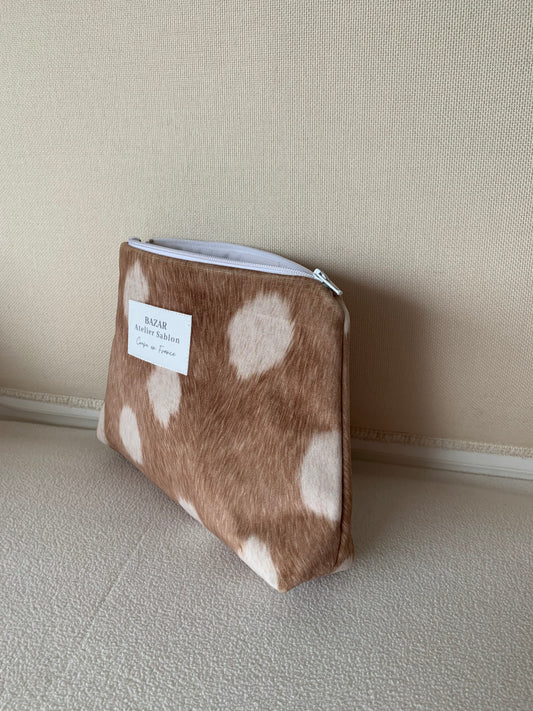 Trousse de Toilette - Pile Poil Cerf