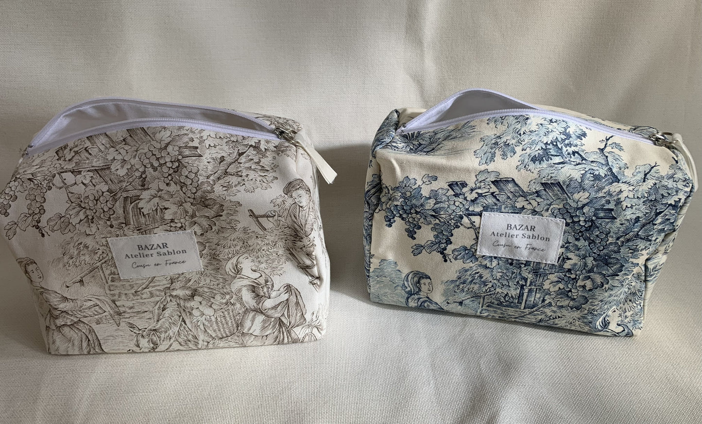 Trousse de Toilette XL - Jouy de Fruits Bleu