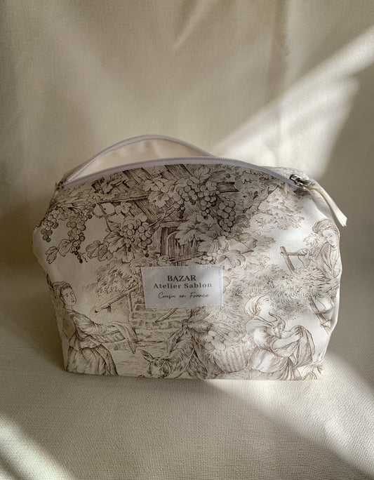 Trousse de Toilette XL - Jouy de Fruits Moka