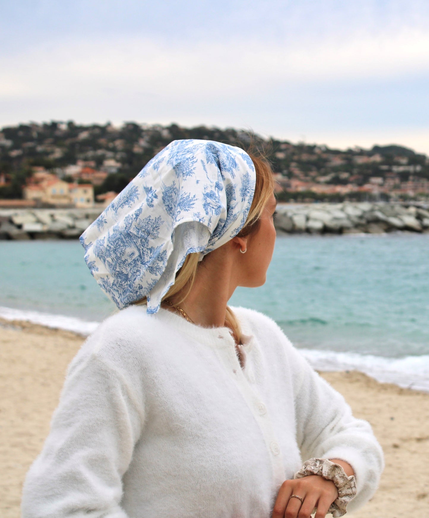 Bandana - Jouy de Fruits Turquoise