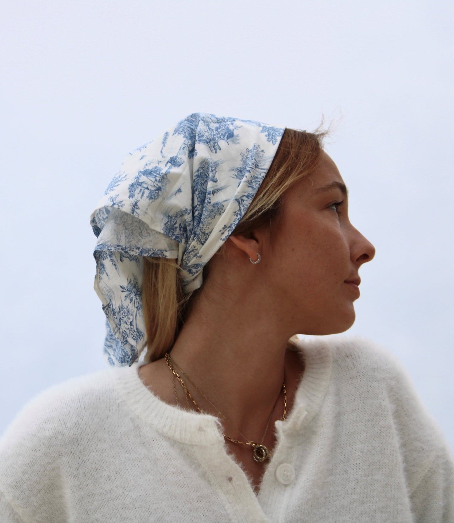Bandana - Jouy de Fruits Turquoise
