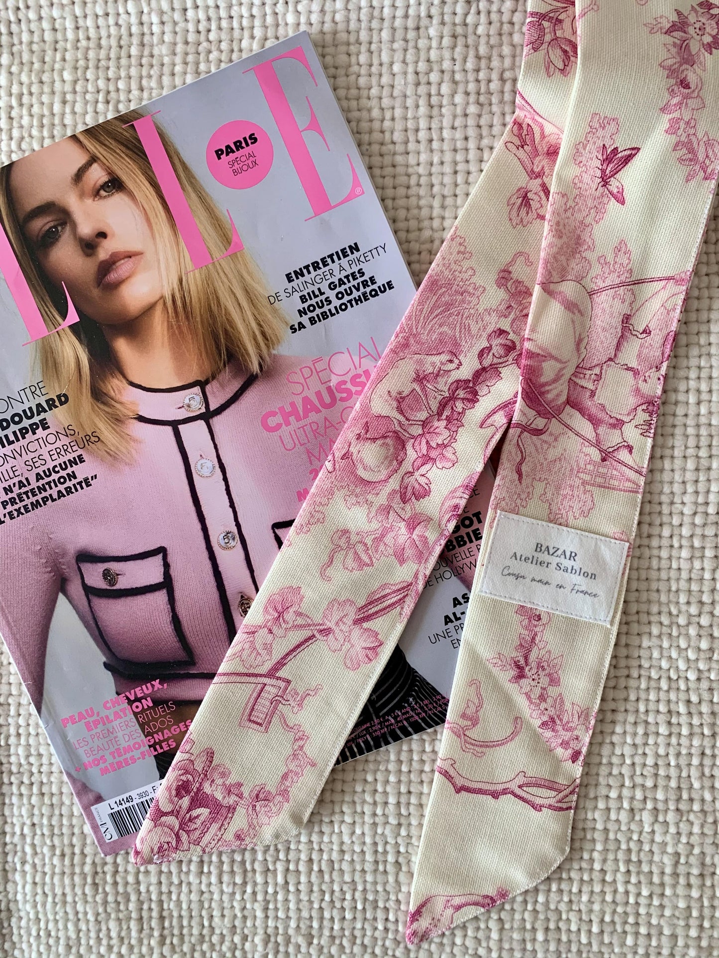 Bandeau - Jouy de Fruits Rose