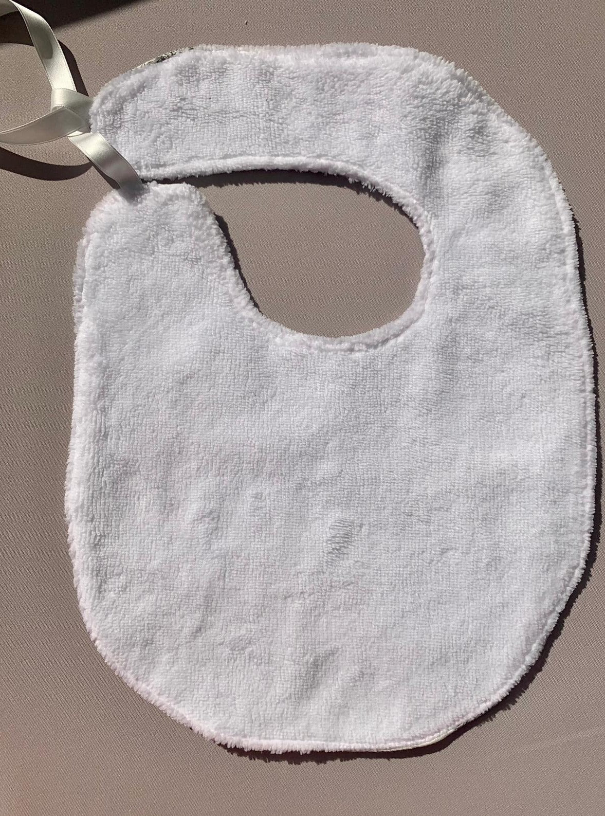 Bavoir naissance - Jouy de Fruits Gris