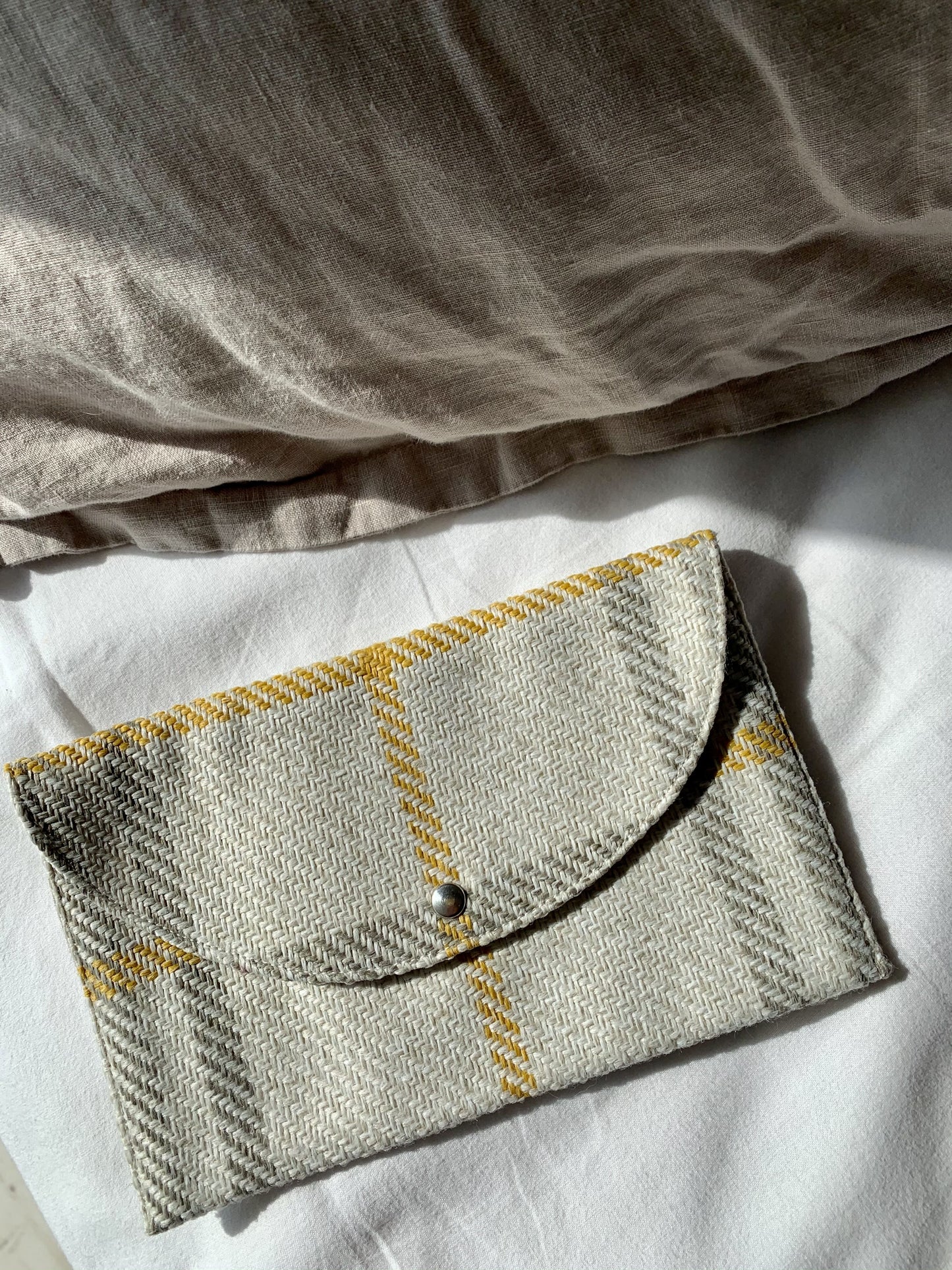 Cabas - Tartan Pion Moutarde