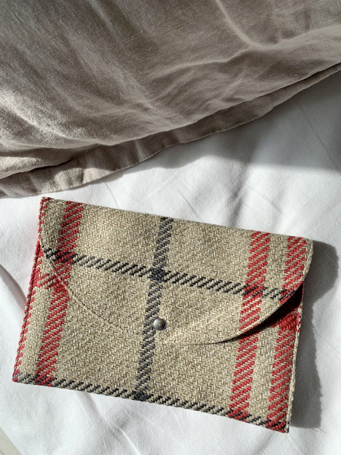 Cabas - Tartan Pion Rouge