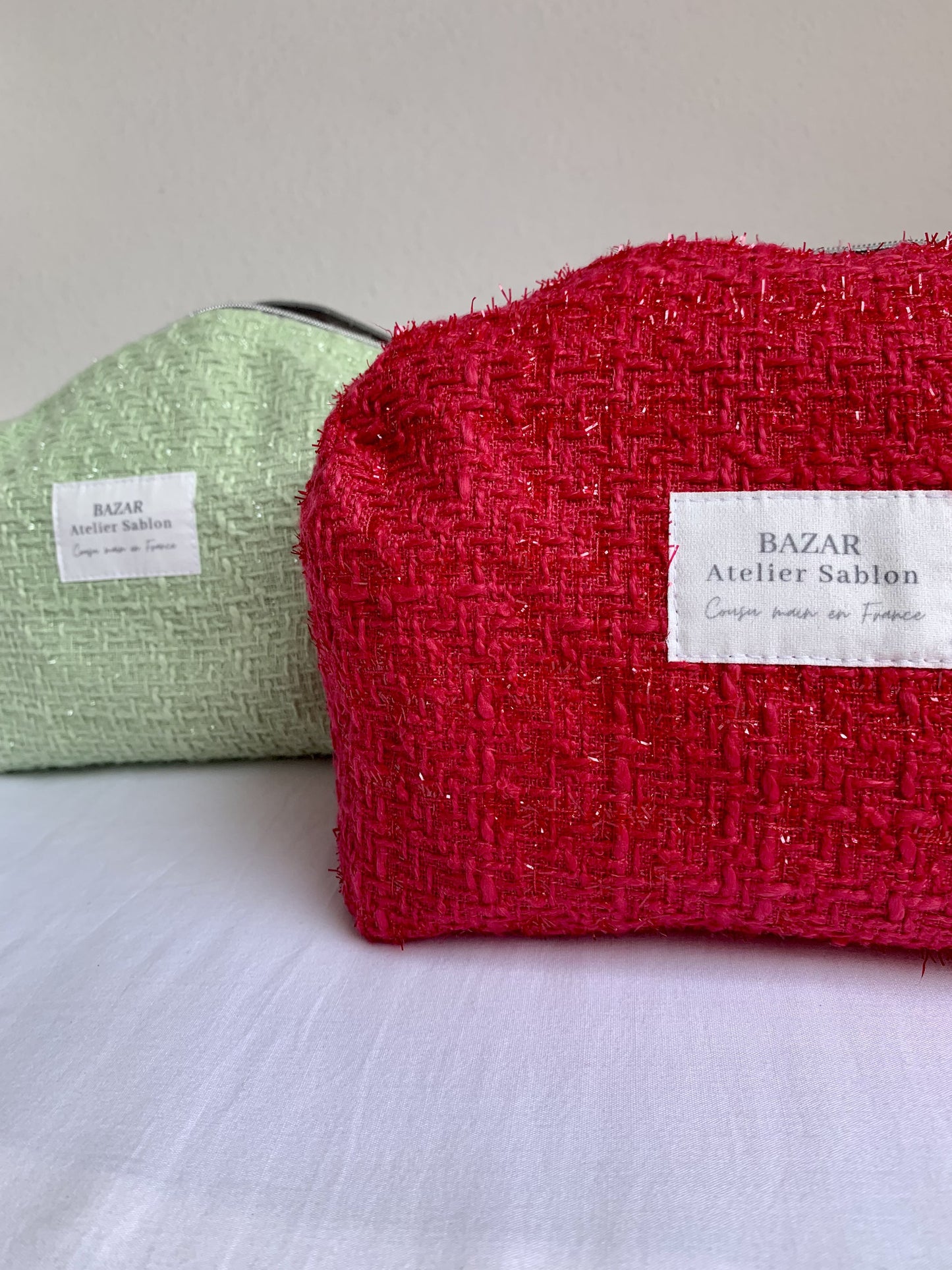 Trousse de Toilette - Sweet Tweedy Pistache