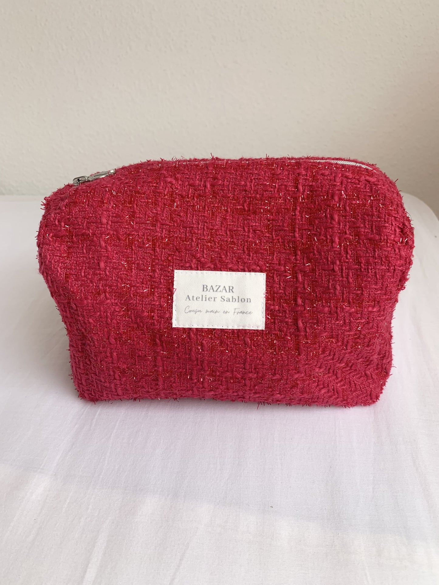 Trousse de Toilette - Sweet Tweedy Framboise