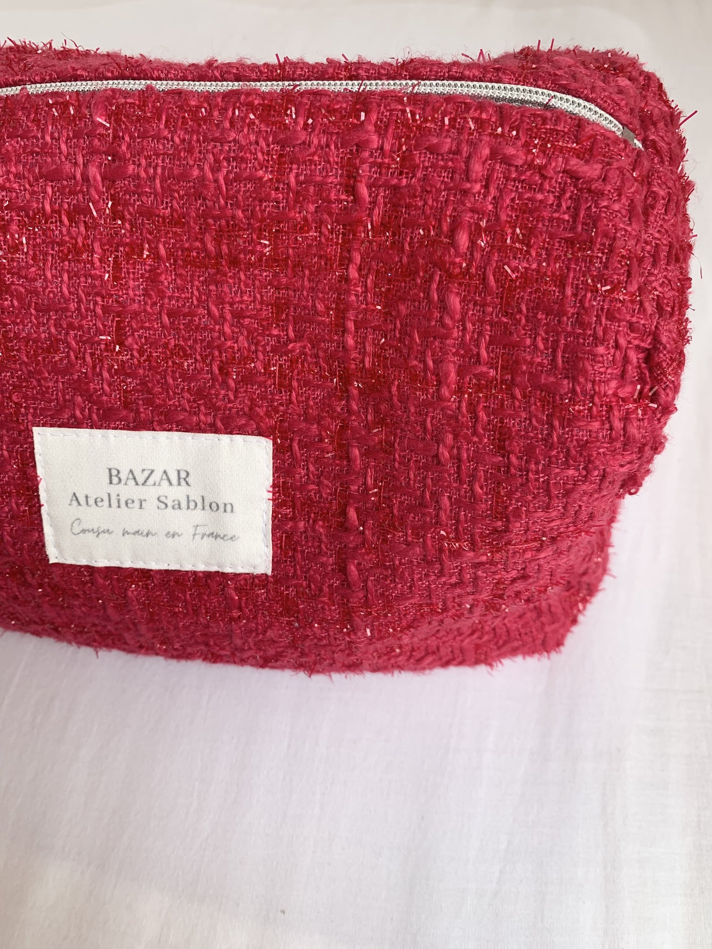 Trousse de Toilette - Sweet Tweedy Framboise