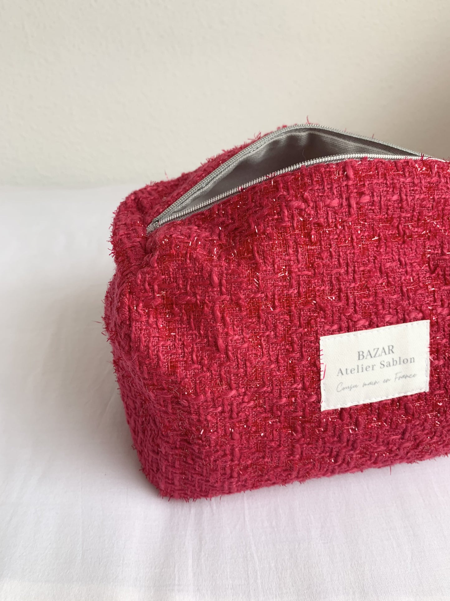 Trousse de Toilette - Sweet Tweedy Framboise
